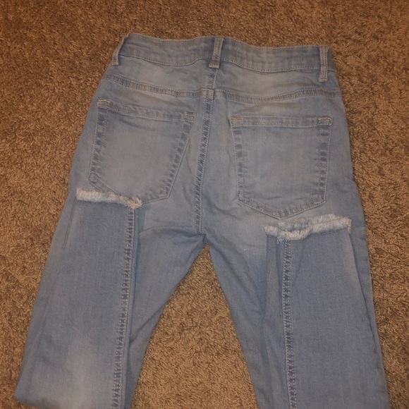 Fringe hem jeans - Picture 4 of 4